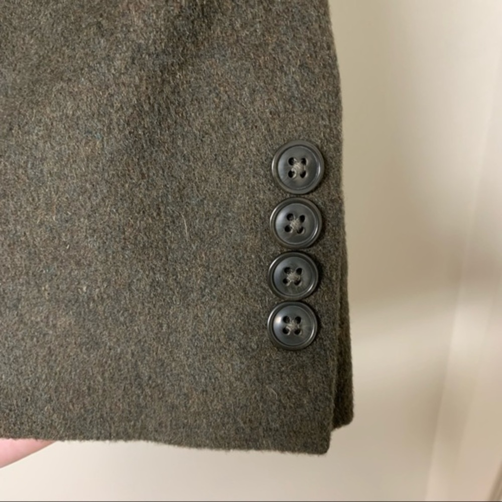 Vintage Arnold Brant 100% Camel Hair Green/Brown Blazer Sports Coats Size 44R - Picture 6 of 11